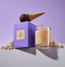 Load image into Gallery viewer, MOVIE NIGHT 380g Candle CARAMEL POPCORN &amp; CHOC TOPS
