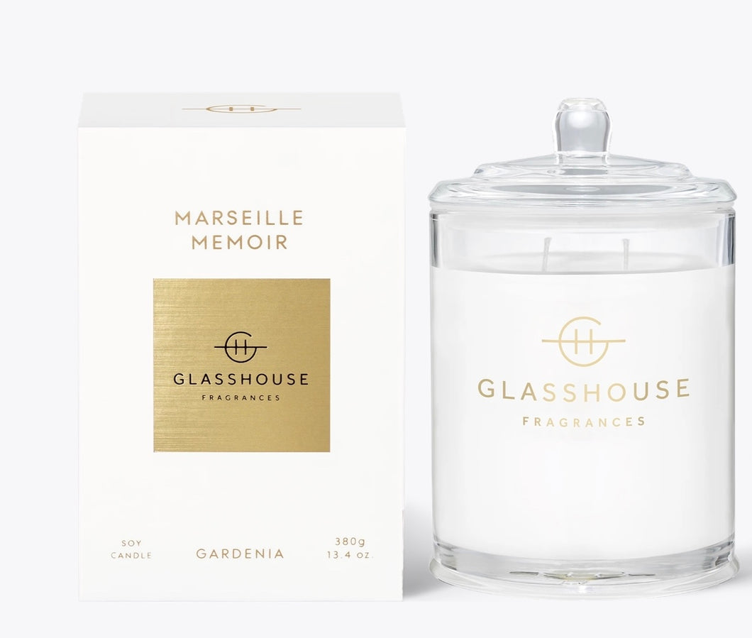 Glasshouse Marseille Memoir 380gm Soy wax Candle