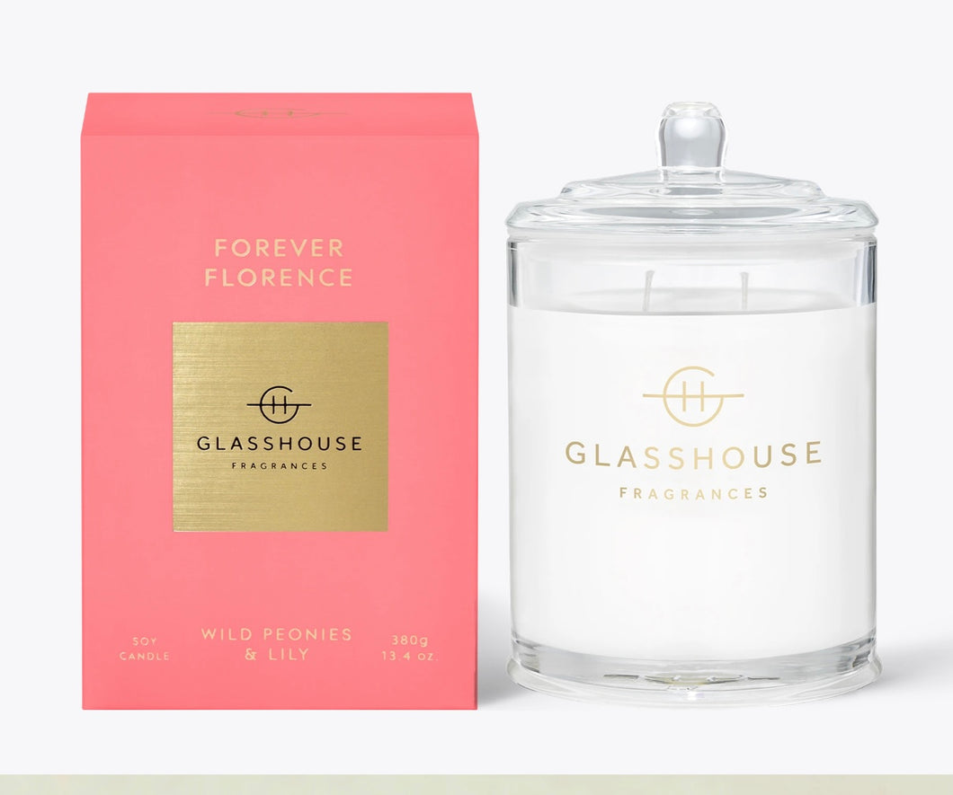 Glasshouse Florence 380g Soy Wax  Candle