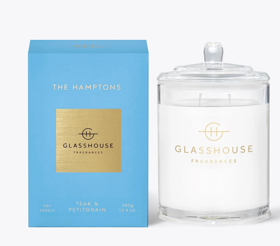 Glasshouse Hamptons 380g Soy Wax Candle