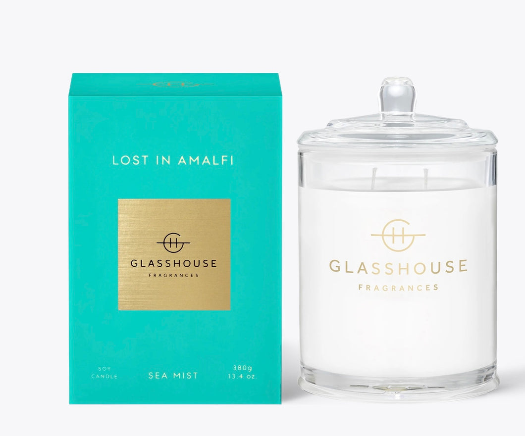 Glasshouse Lost in Amalfi 380gm Soy Wax Candle