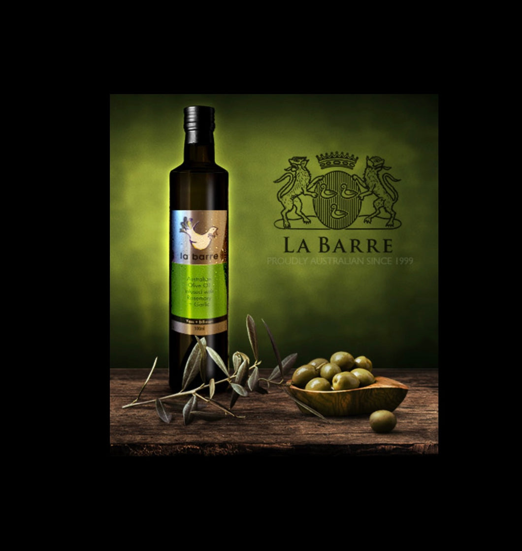 La Barre Rosemary & Garlic Infused Olive oil 500ml