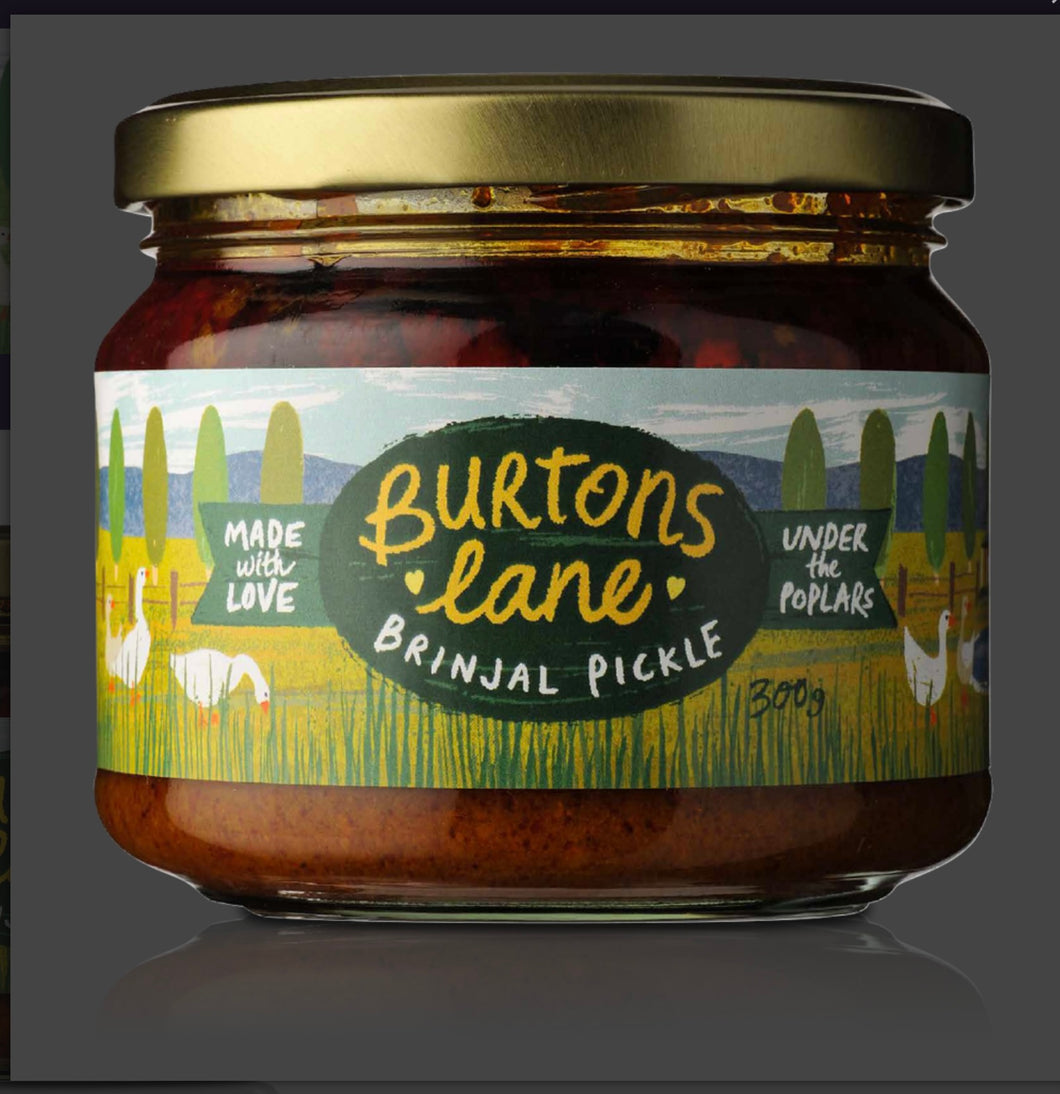 Burtons Lane Brinjal Pickle 300g