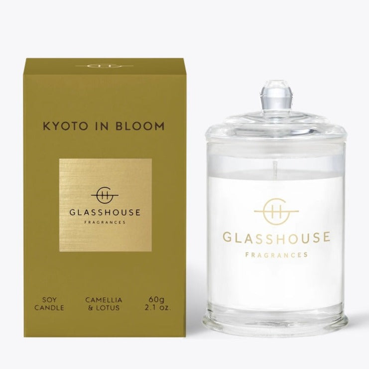 Glasshouse 60g Kyoto In Bloom Soy Wax Candle