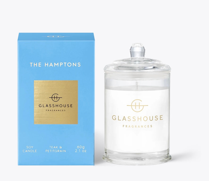 Glasshouse 60g The Hamptons Soy Wax Candle