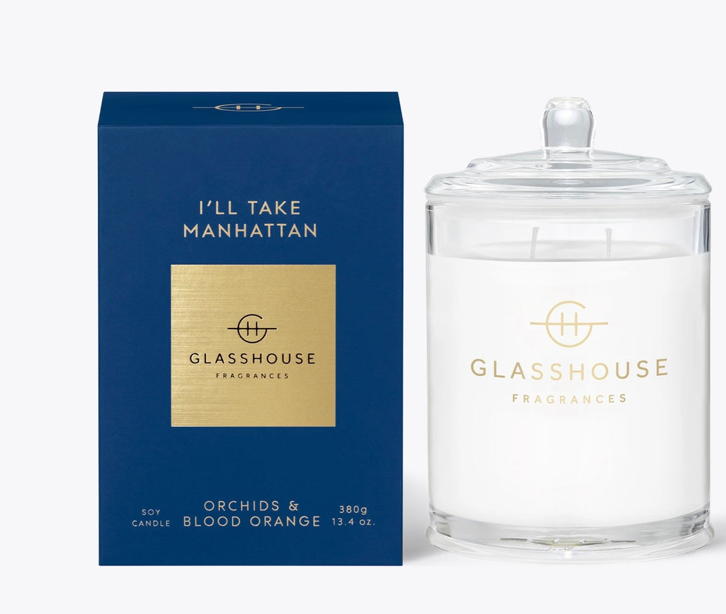 Glasshouse I’LL Take Manhattan 380gm Soy Wax candle