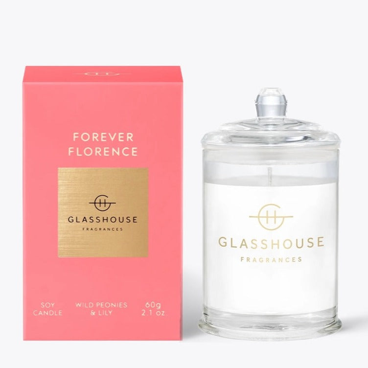 Glasshouse 60g Forever Florence Soy Wax Candle