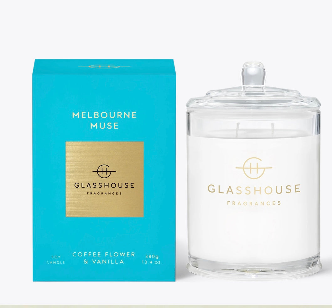 Glasshouse Melbourne Muse 380gm Candle